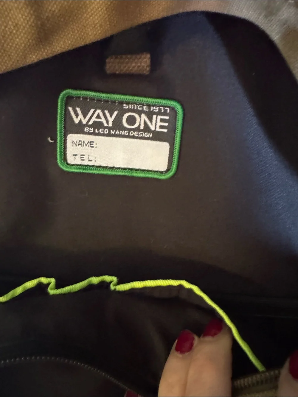 Canvas Backpack with Brown Leather Trim - Casual Everyday Carry